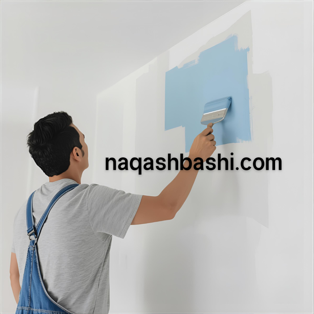 نقاش باشی رنگ‌ آمیزی حرفه‌ ای واحد های مسکونی در تهران الهيه