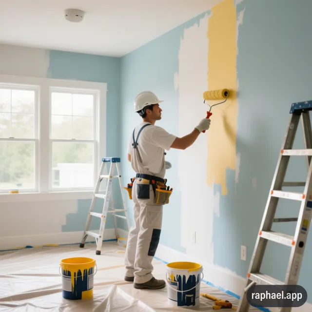 خدمات نقاشی ساختمان اقتصادی در کامرانیه تهران