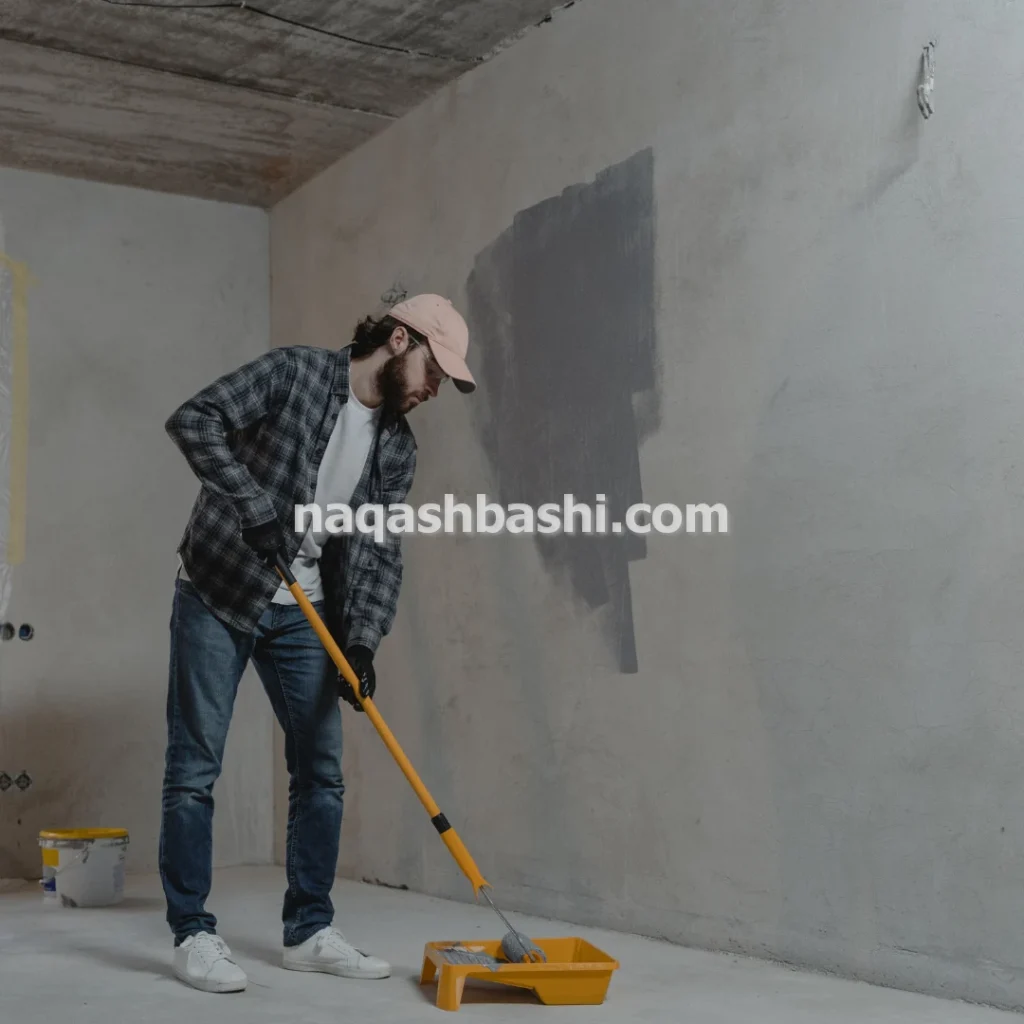 طراحی و اجرای نقاشی ساختمان اداری و تجاری در تهران