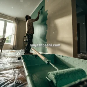 مراحل نقاشی ساختمان از آماده‌سازی تا اجرای رنگ